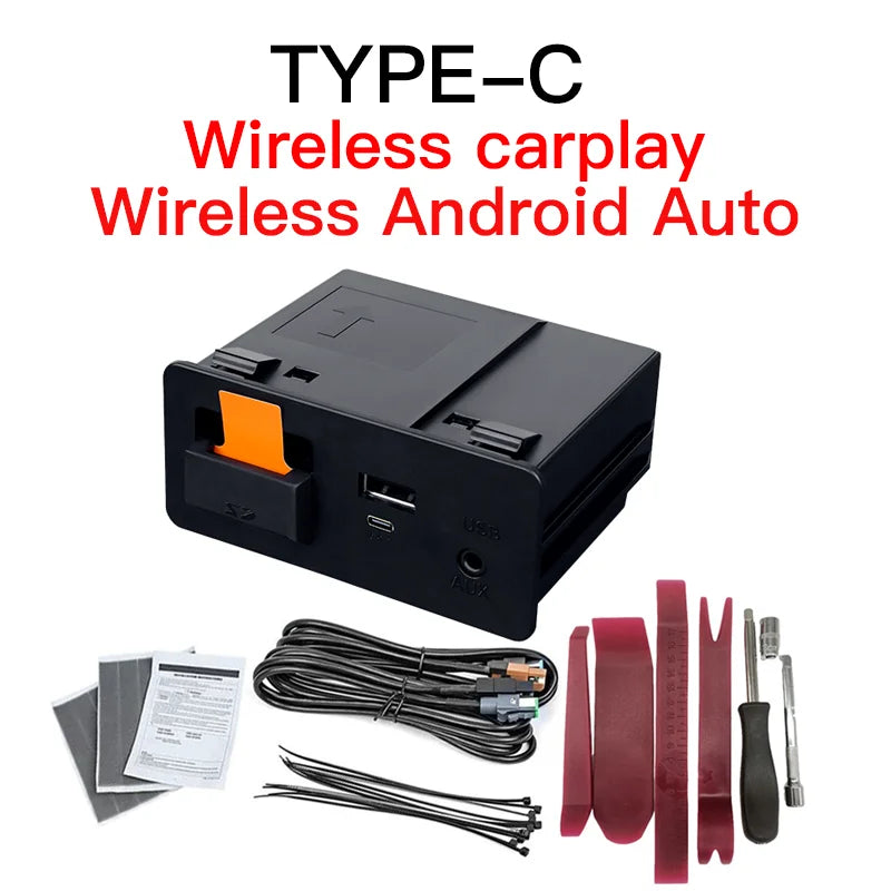 Wireless CarPlay & Android Auto Type-C Adapter Hub for Mazda Models – OEM TK78669U0C Kit