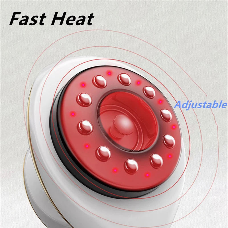 Electric Gua Sha Cupping Massager – Heated Suction, Fat Burner & Cellulite Remover