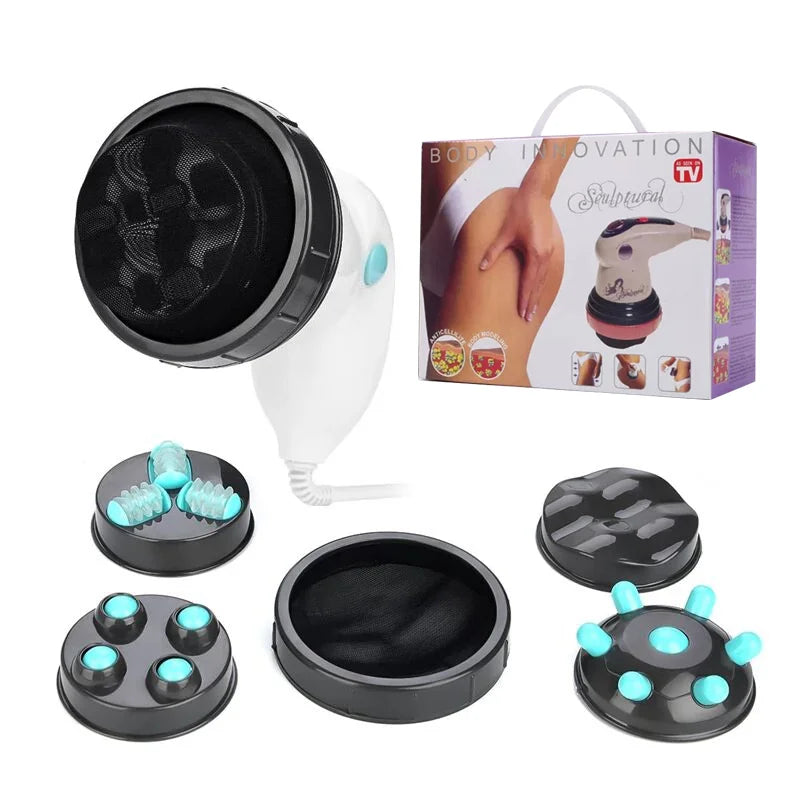Body Electric Massager – Portable Anti-Cellulite Slimming & Vibration Therapy for Neck, Waist & Spine