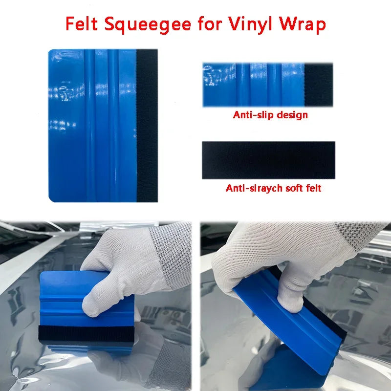 24-Piece Car Wrapping Vinyl Tool Kit – Window Film Tinting & Edge Trimming Tools