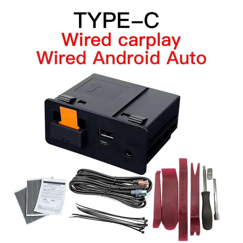 Wireless CarPlay & Android Auto Type-C Adapter Hub for Mazda Models – OEM TK78669U0C Kit