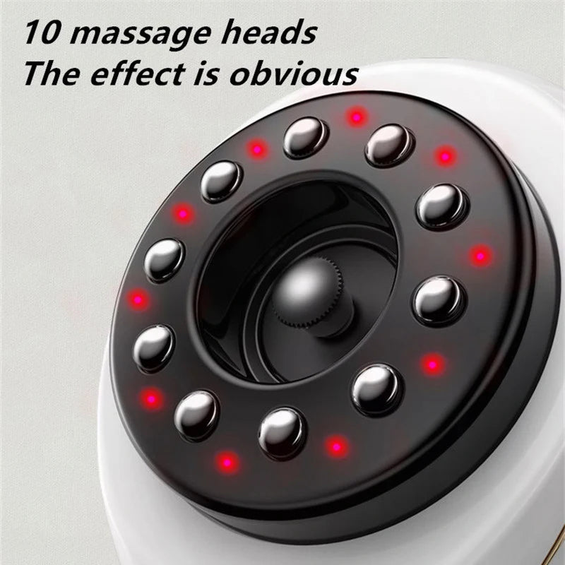 Electric Gua Sha Cupping Massager – Heated Suction, Fat Burner & Cellulite Remover