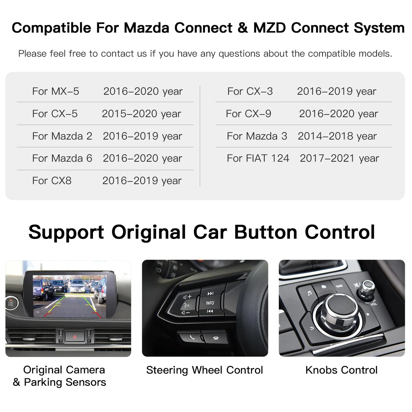 Wireless CarPlay & Android Auto Type-C Adapter Hub for Mazda Models – OEM TK78669U0C Kit