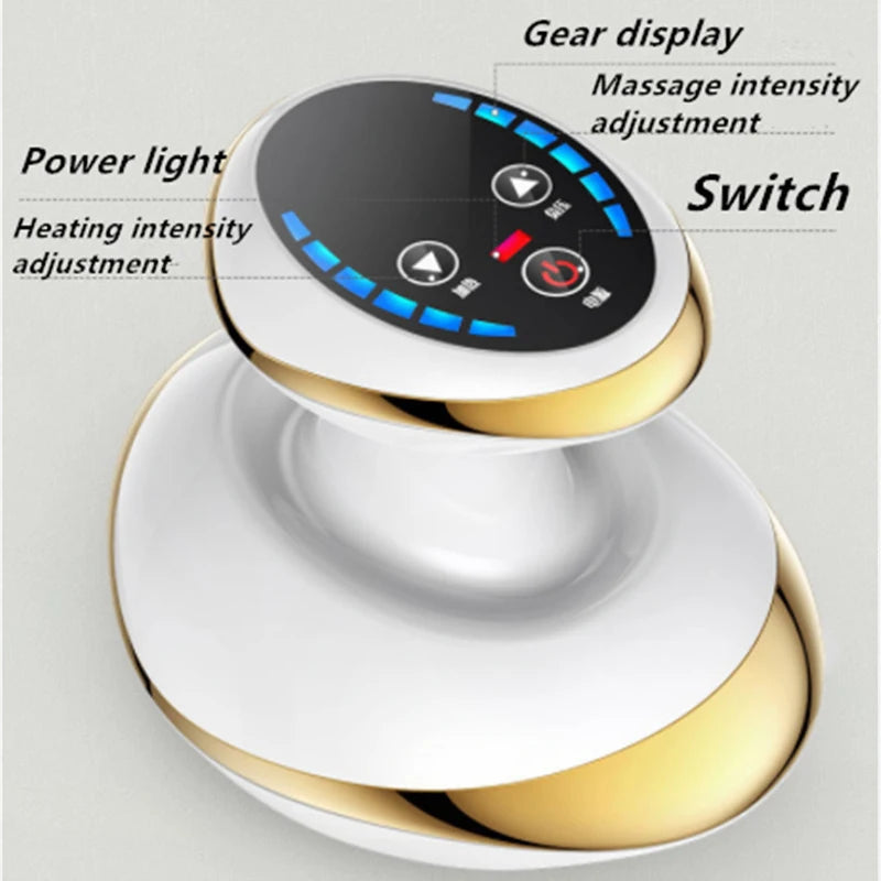 Electric Gua Sha Cupping Massager – Heated Suction, Fat Burner & Cellulite Remover