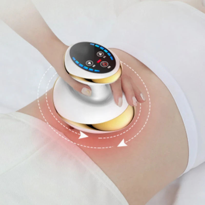 Electric Gua Sha Cupping Massager – Heated Suction, Fat Burner & Cellulite Remover