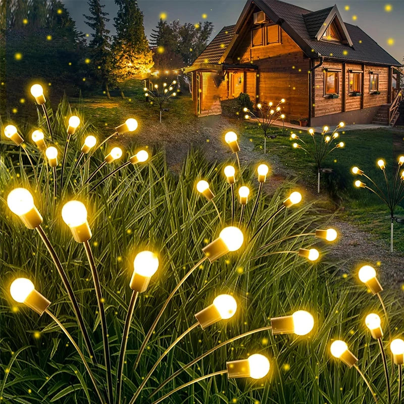 Upgraded Solar Firefly Garden Lights – Outdoor Waterproof & Decorative