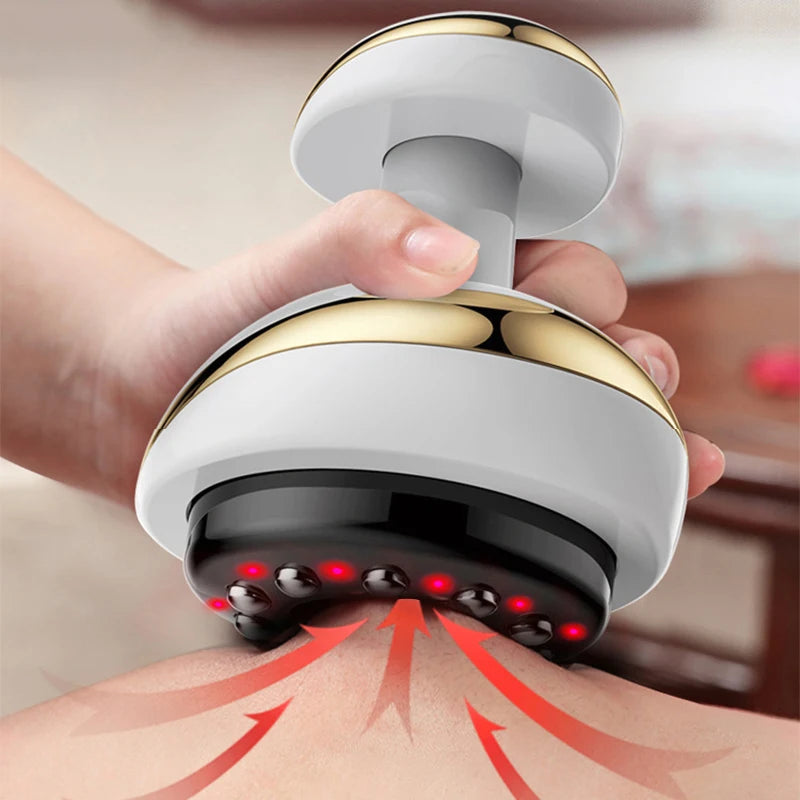 Electric Gua Sha Cupping Massager – Heated Suction, Fat Burner & Cellulite Remover
