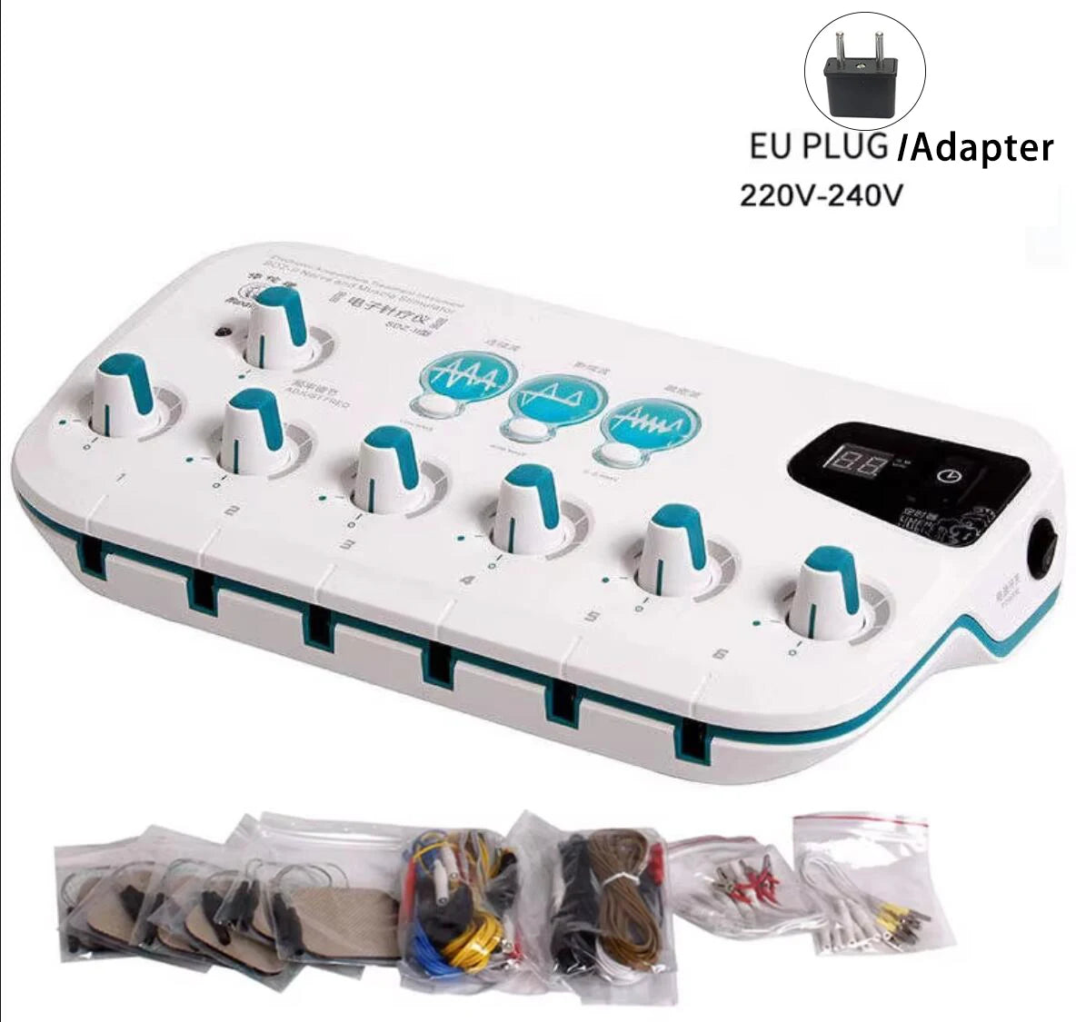 6 Channels Electric Hwato SDZ II Low-Frequency Electro Acupuncture Stimulator Acupuncture Needle Treatment for Nerve and Muscle