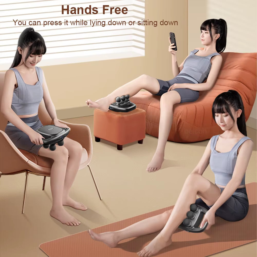 High Frequency Fascia Massage Gun - Deep Muscle Relief for Body & Waist
