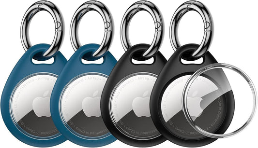 Never Lose Track Again: The Ultimate 360° Protective AirTag Case [4-Pack]