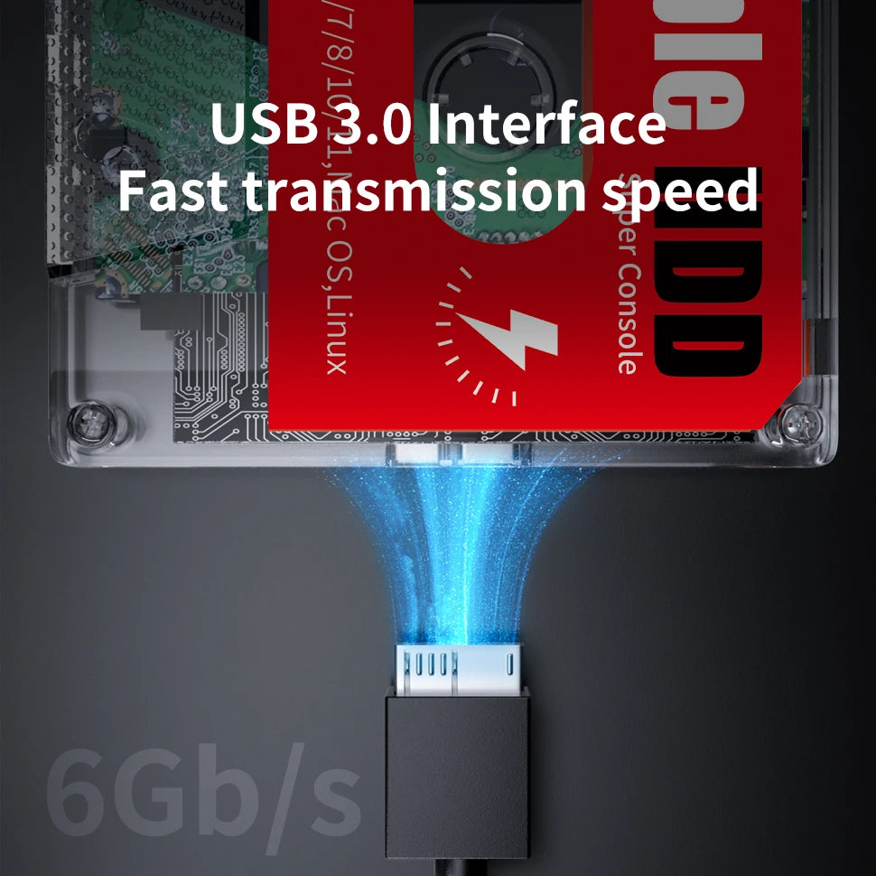 Super Console 2T Portable Retro Game HDD with 120000+ Games for SS/MAME/DC/NAOMI Plug and Play for PC/ Laptop for Kid