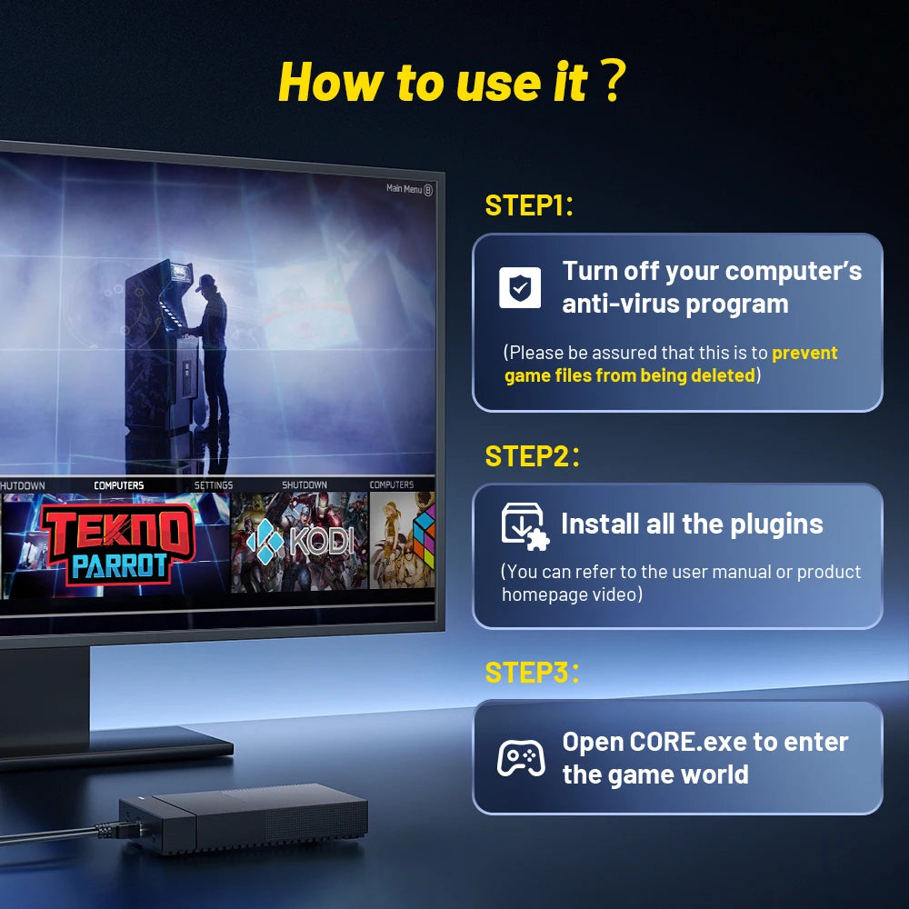 6 in 1 4TB Gaming HDD 75000+ Retro Video Games with Hyperspin Launchbox Teknoparrot for PS5 PS4 PS3 PS2 PSP WII WII U.Et