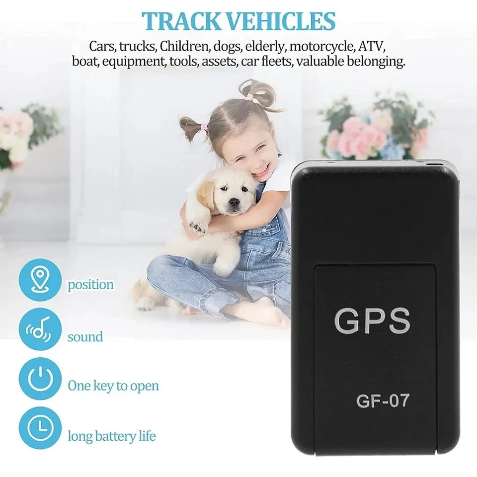 Compact Magnetic GPS Tracker for Cars & Motorcycles – Live Anti-Theft Monitoring