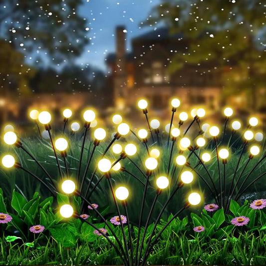 Upgraded Solar Firefly Garden Lights – Outdoor Waterproof & Decorative