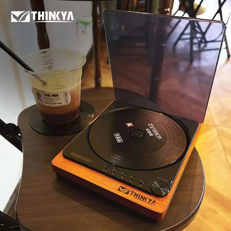 Premium Wooden HiFi CD Player – Bluetooth 5.1, Digital Optical, USB, Infrared Remote