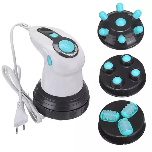 Body Electric Massager – Portable Anti-Cellulite Slimming & Vibration Therapy for Neck, Waist & Spine