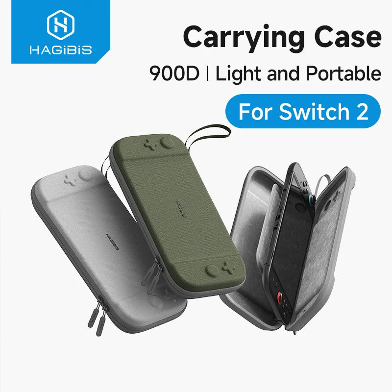 Portable Carrying Case for Switch 2 – Travel Bag with Game Cartridge Storage